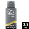 Dove Men+Care Long Lasting Antiperspirant Men's Deodorant Dry Spray, 3.8 oz