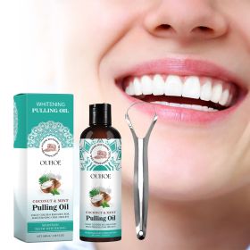 Coconut Oil Mouthwash Removes Odor, Removes Tooth Stains, Freshens Breath, Cares For Teeth, Oral Care Tooth Cleanser (Quantity: 3PCS)