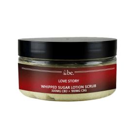 CBD Sugar Lotion Scrubs (Scent: Love Story)