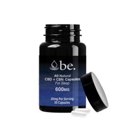 CBD + CBN Sleep Capsules (Broad Spectrum CBD) (Strength: 300mg CBD + 300mg CBN)