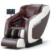 Massage chair, full body zero gravity recliner, with hip heating, foot massage and air massage system, suitable for mom/dad (pure black).